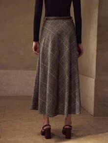 MOTF PREMIUM BELTED A-LINE SKIRT