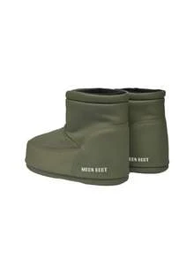 Moon Boot Low Nolace Rubber Women's Snow Boots Black 80D1409410 - Craie - Voir 3