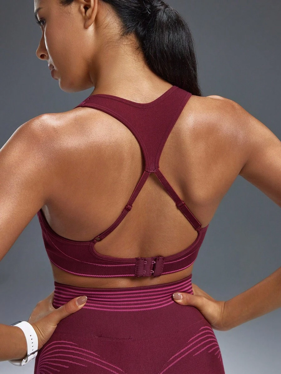 Powerista Women Sports Bras - Hot Pink - View 1