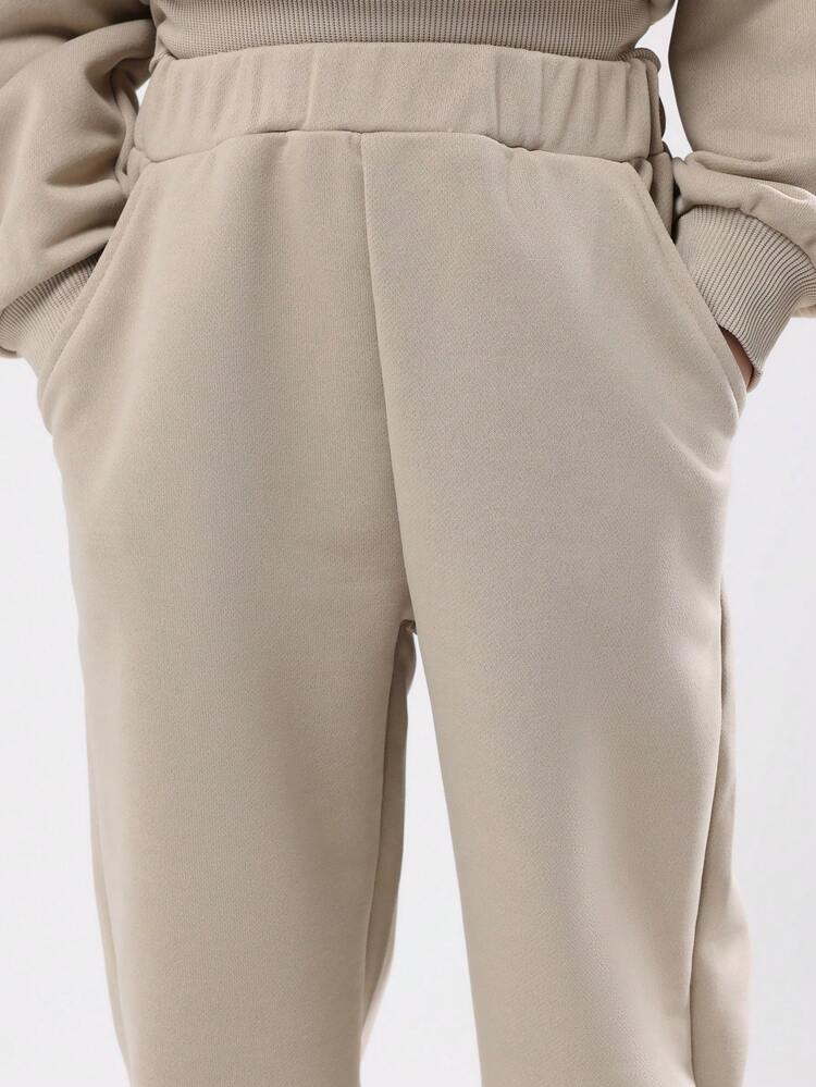 Hooded Sweatshirt With Matching Sweatpants Set