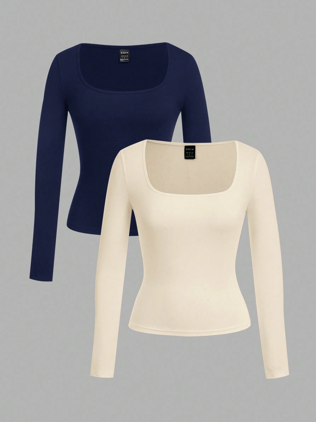 Square Neck T-Shirt Set