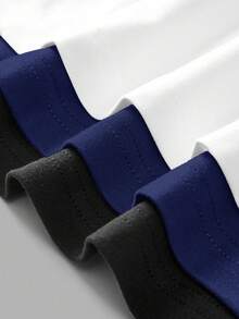 SHEIN EZwear Set 3 bucăți/set de femei mărime plus, cu guler rotund, casual, strâmt, cu mânecă lungă, potrivit pentru toamnă/iarnă