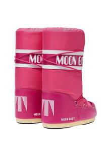 Moon Boot ICON NYLON FUXIA Women's Snow Boots Fuchsia Bougainvillea 80D1400440 - 品紅 - 查看 2
