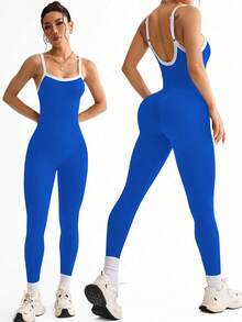 Slayform Women's Seamless Adjustable Waist Camisole Jumpsuit