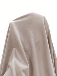 SHEIN Damen Große Größen Kurzarm V-Ausschnitt T-Shirt mit Farbblöcken, Lässig Sommer