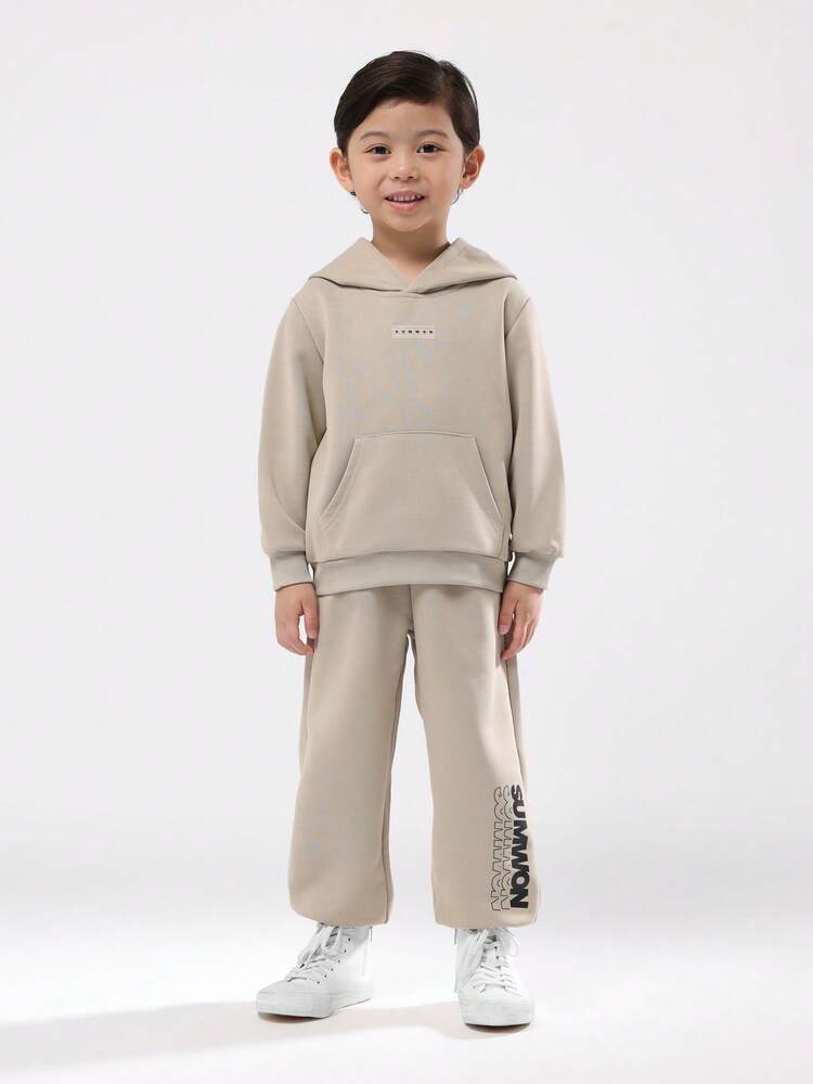 Hooded Sweatshirt With Matching Sweatpants Set