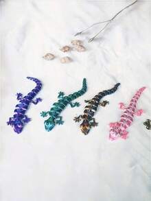 SHEIN Random Colors Suitable For Mobile Mini Geckos Christmas, Valentine's Day, Halloween, New Year, Birthdays, Parties, Decorations