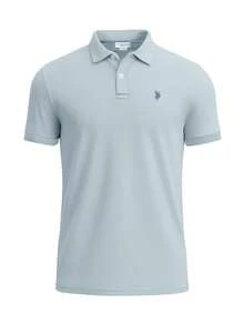 US Polo Assn polo - Bleu azur - Voir 4