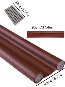SHEIN 1 Piece Door Draft Strip For Bottom, Double Draft Strip, Adjustable Door Sweep, Wind Noise Blocker, Cold Air - Multicolor - View 5
