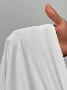 BamGleam Solid Crop Tee - White - View 7