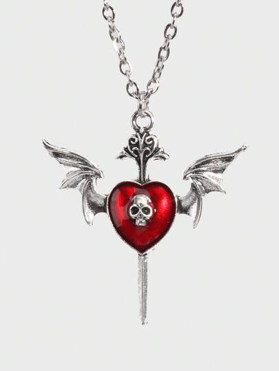 Goth Collana con pendente a forma di spada in stile gotico vintage, adatta per uso quotidiano