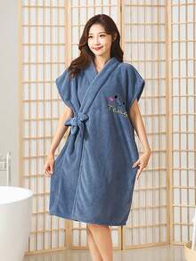 serviette de bain en robe de moine