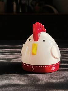 Joivida 可爱的鸡肉计时器：精确计时，掌握每个美味时刻，易于使用，多功能用于烹饪和时间规划 - 杏色 - 查看 4