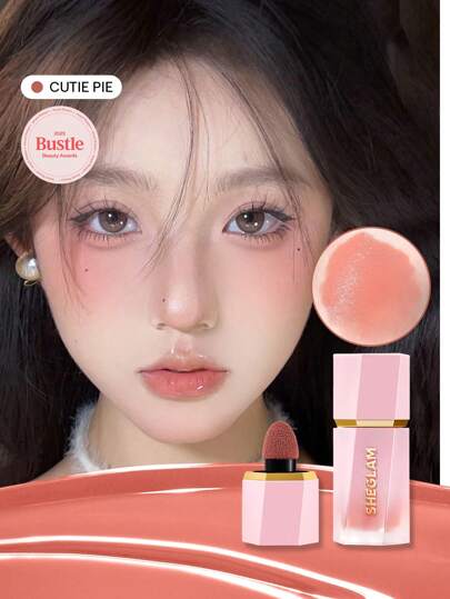 SHEGLAM Color Bloom Liquid Blush-Cutie Pie Liquid Blush Liquid Waterproof Long Lasting High Pigment Non-Fading Natural Lasting Glow Lightweight Face Makeup Rare Brand Beauty Makeup Face Paint Cosmetic For Women Girls Perfect For Fall Winter Ideal For Y2K Fancy Fashion Suitable For Birthday Christmas Present Party Ready Best Color