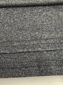 SHEIN Camiseta gráfica casual de manga corta con cuello redondo y estampado floral para mujer de talla grande - Gris - Ver 4