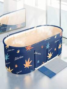 SHEIN 1pc Portable Foldable Bathtub, No Installation Required With Cover, Athletes Portable Ice Bath Tub, Multi-Layer Inflatable Cold Water Bathtub For Recovery, Independent Bathtub Suitable For Indoor, Gym And Cold Water Training Bathroom - Multicolor - View 1