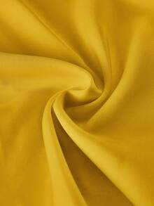 SHEIN LUNE 女士休闲纯色露背背心，夏季百搭 - 薑色 - 查看 3