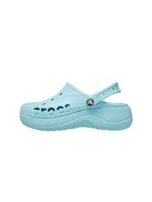 Baya Platform Clog Women's Crocs Blue 2081864SS - Blue - View 4