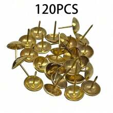 120pcs/Pack Antique Upholstery Nails 11x17mm, Vintage Decor Tacks For Armchairs, Furniture, Sofas, Beds, Doors