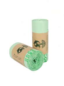 SHEIN 100/50 pièces Sacs poubelle de 6L/10L/30L - Sacs poubelle compostables pour cuisine, salle de bain, chambre et plus - Sacs à déchets verts pour le nettoyage, les produits de base de la maison, sacs poubelle