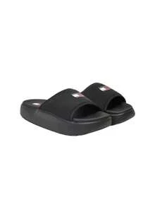 Tommy Hilfiger Platform Women's Slides Black EN0EN02765 BDS - Black - View 3