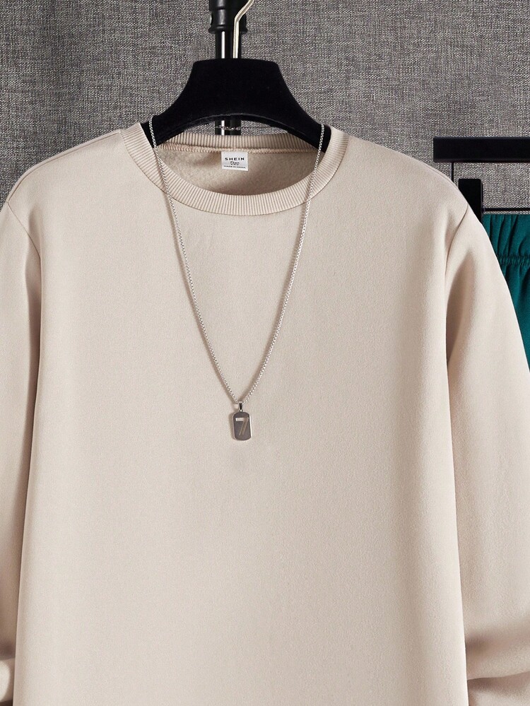 SHEIN Teen Boys Contrast Color Cartoon Letter Print Short Sleeve & Pants Set, Casual, School, Comfortable, Fashion, Versatile, Soft Fabric, Suitable For Daily Wear, School, Outings, Outdoor Sports Fall Autumn And Winter Clothes Tracksuit Jogging - Multicolor - View 5