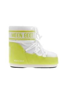 Moon Boot Icon Low Nylon Women's Snow Boots Green 80D1409340 - Verde - Visualizzare 1