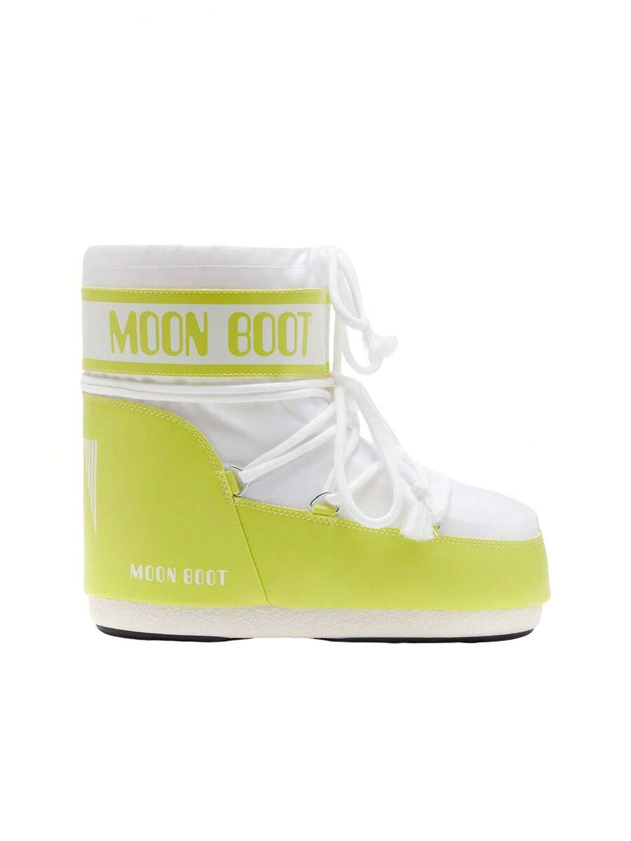 Moon Boot Icon Low Nylon Women's Snow Boots Green 80D1409340 - Verde - Visualizzare 1