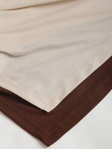 Sweetra Y2K 性感不对称下摆纽扣长款 T 恤 - 彩色 - 查看 5