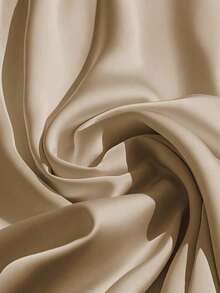 Franclia Women's Elegant Solid Color Waist Cinched Dress - Khaki - View 6