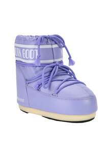 Moon Boot Icon Low Nylon Women's Snow Boots Purple 80D1409340 - Purple - View 2