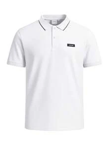 Calvin Klein Men Polo Shirts - White - View 4