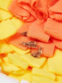 PETSIN 花型寵物鼻子訓練墊，緩慢餵食墊，適用於小型和中型犬種，訓練聞味技巧