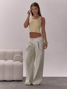 MUSERA Jersey-Tank Top mit Knopfleiste und Ausschnitt – elegant und sexy für Abendveranstaltungen, Urlaub, Herbst, Partys, Weihnachten und Silvester.