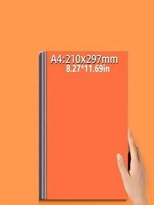 SHEIN 20/100 PCS Kertas Karton Tebal Berwarna A4 / Kertas Berwarna Tebal untuk Memotong Kertas, Koleksi Kertas Bertumpuk A4, Bahan Kertas Buatan Tangan, Kartu Ucapan Seni, Koran Tulisan Tangan - MultiWarna - View 7