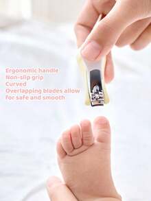 SHEIN X Care Bears 7pcs Baby Care Kits,Hair Brush, Comb, Scissors, Nail Clipper Manicure Tool Set, Protection,Gift