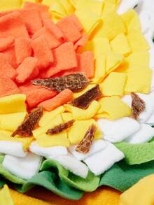 PETSIN 花型寵物鼻子訓練墊，緩慢餵食墊，適用於小型和中型犬種，訓練聞味技巧