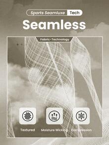 Easithlete 女式高腰罗纹无缝修身紧身裤 - 云朵柔软第二层肌肤柔软速干透气四向弹力紧身裤，适合跑步、骑行、瑜伽、泡菜球运动休闲，黑色 - 橄欖綠 - 查看 5