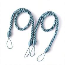1/2pcs Polyester Woven Rope Window Curtain Tie Backs, Multi-Color & Size Options, Suitable For Curtain Fixing And Decoration Gifts Birthday Graduation - Multicolor - View 8