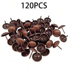 120pcs/Pack Antique Upholstery Nails 11x17mm, Vintage Decor Tacks For Armchairs, Furniture, Sofas, Beds, Doors