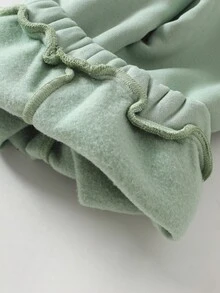 SHEIN 男婴休闲字母印花羊毛裤，秋冬 - 彩色 - 查看 4