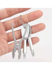 3pcs Mini Screwdriver Set With Keychain, Adjustable Metal Pocket Tool Kit, Suitable For Camping Accessories, Multifunctional Mini Wrench Keyring - Universal Tools For Car, Bicycle, Motorcycle Repair - Creative Gifts For Men - Multicolor - View 14