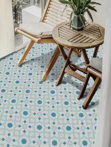 SHEIN 10PCS Thick Waterproof Anti-Slip Wear-Resistant Self-Adhesive Floor Stickers, Wood Grain Printed Pattern, Easy Peel And Stick, Home Decor Vinyl Tile Stickers, 7.87 X 11.81 Inches, Stickers, Wall Decal, Vinyl Decal For Home Decorations, Spring Decoration Items Refresh Your Home, Festival Decoration Stickers Gifts Birthday Graduation Floor Tiles Flooring Floor Tiles Self Adhesive Floor Tiles Peel Stick Living Room Decor Room Decor Kitchen - Multicolor - View 9