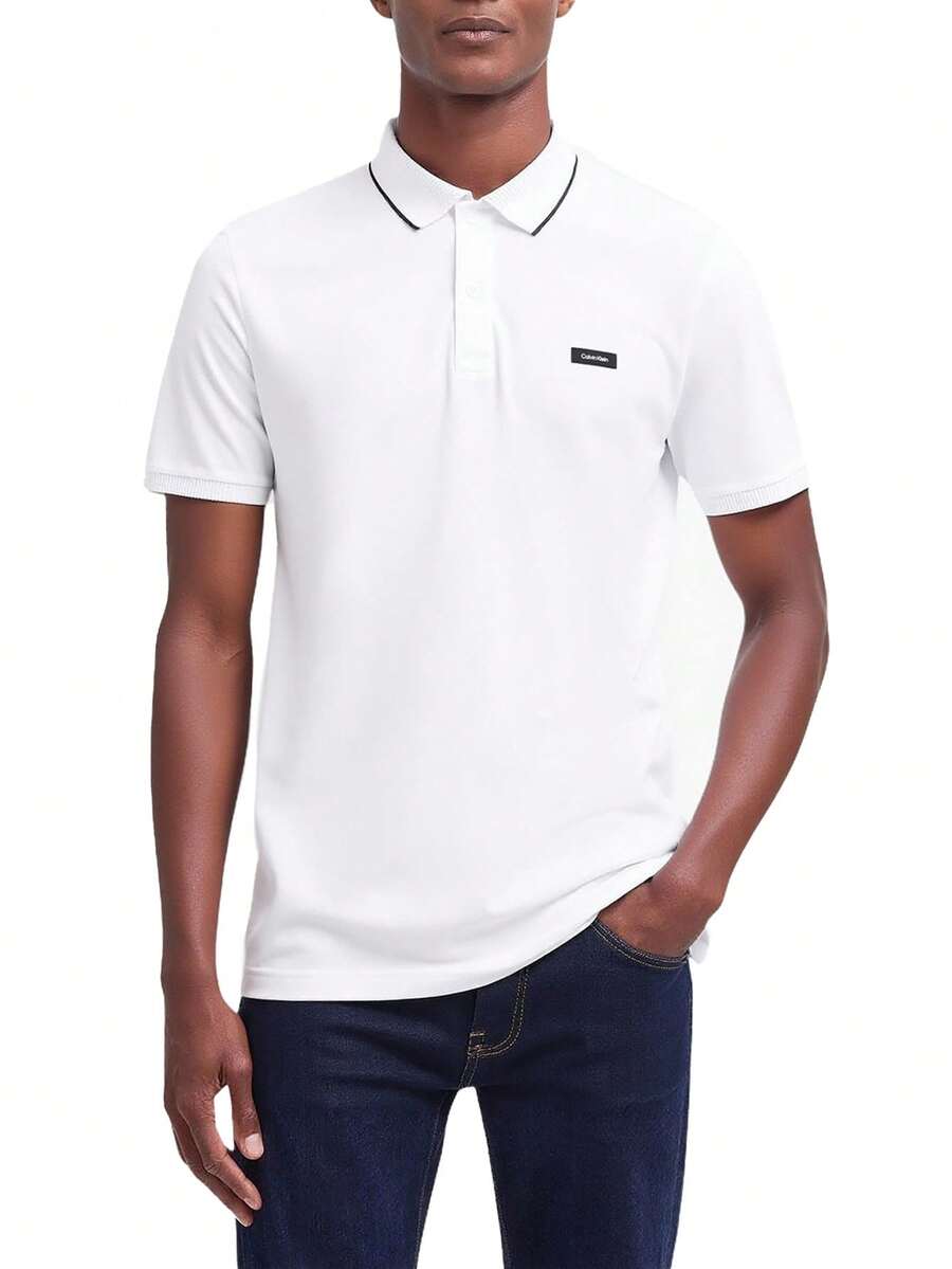 Calvin Klein Men Polo Shirts - White - View 1