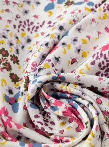 EMERY ROSE Áo cánh họa tiết hoa nhỏ xinh xắn dành cho nữ, dáng ôm vừa vặn, đi nghỉ, đi làm, có tay bèo nhún - Nhiều màu - Xem 3