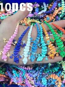 SHEIN Random Colors Suitable For Mobile Mini Geckos Christmas, Valentine's Day, Halloween, New Year, Birthdays, Parties, Decorations