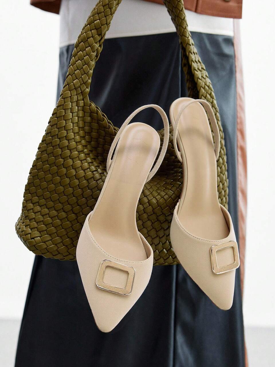 CUCCOO BIZCHIC Women's Fashionable Khaki Color New Style Shoes