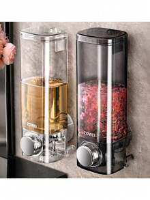 SHEIN 1Pc No Drill Wall Mount Soap Dispenser, Shower Gel/Shampoo Bottle Holder, Wall Mounted Hand Wash Liquid Pump Bottle