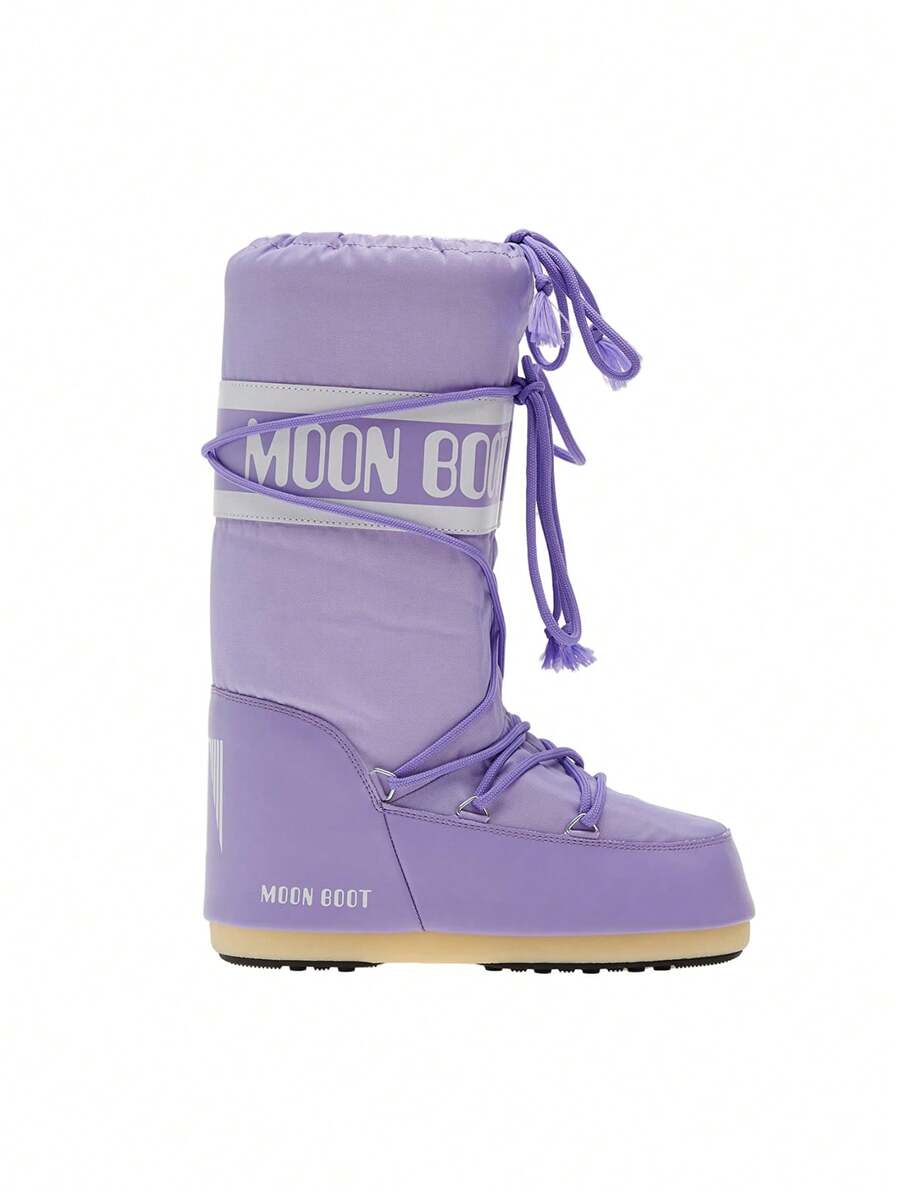 Moon Boot ICON LILAC NYLON Unisex Snow Boots Lilac 80D1400440 - Lilac - View 1