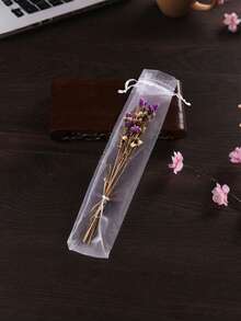 5/10/20/50/100个复古时尚范儿包装袋,礼品包装袋,礼品袋,居家日用品,尼龙袋,收纳袋,小包装袋,节庆派对用品,婚庆用品,礼品装饰包装,小包装袋 - 白色 - 查看 7